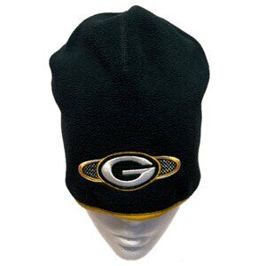 Vintage Green Bay Packers NFL Pro Line Winter Fleece Beanie Hat OSFM